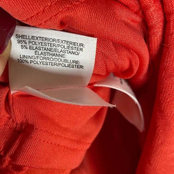 Anne Klein Coral orange Sheath Sleeveless Dress NWT Size M - Picture 3 of 13